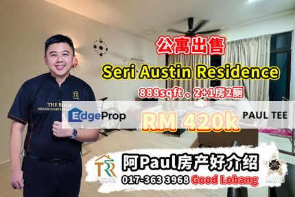 Seri Austin Luxury Apartment 2+1 Bedroom Unit , JohorBahru , Johor, Johor, Johor Bahru
