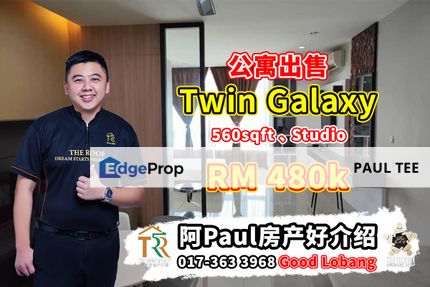 Twin Galaxy Studio Unit For Sale, Johor, Johor Bahru