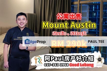 Palazio Studio Unit For Sale, Johor, Johor Bahru