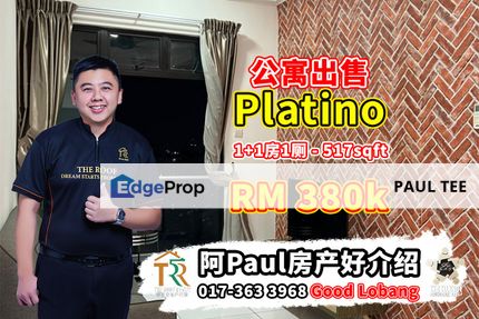 Platino 1 Bedroom Unit For Sale, Johor, Johor Bahru