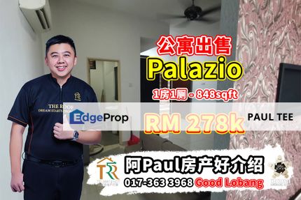 Palazio 1 Bedroom Unit For Sale, Johor, Johor Bahru