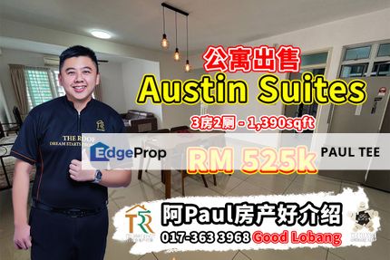Austin Suites 3 Bedroom Unit For Sale, Johor, Johor Bahru