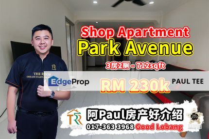 Park Avenue Shop Apartment For Sale, Johor, Tampoi