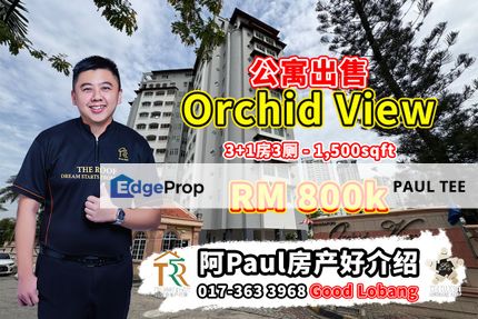 Orchid View 3 Bedroom Unit For Sale, Johor, Johor Bahru