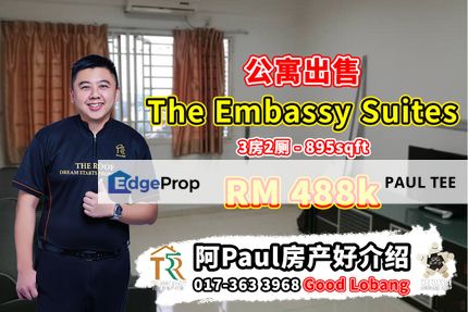 The Embassy Suites 3 Bedroom Unit For Sale, Johor, Johor Bahru