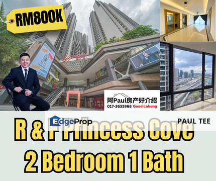 Princess Cove Phase 1 2 bedroom 1 Bath For Sale Below Bank value Cheap selling unit , Johor, Johor Bahru