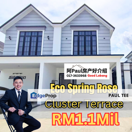 Eco Spring Rose garden home concept Terrace 30x60 For Sale , Johor, Johor Bahru