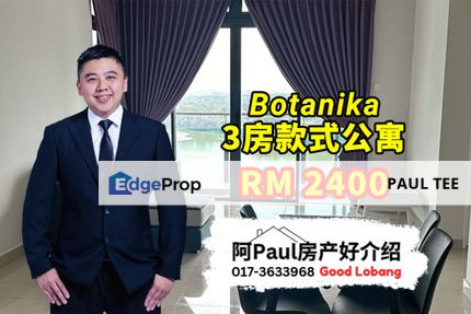 Botanika 3 Bedroom Unit For Rent, Johor, Johor Bahru