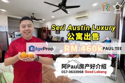 Seri Austin Luxury Apartment 3+1 Bedroom Unit For Sale, Johor, Johor Bahru