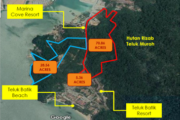 Lumut 100 Acres Mixed Development Land for Sale 
