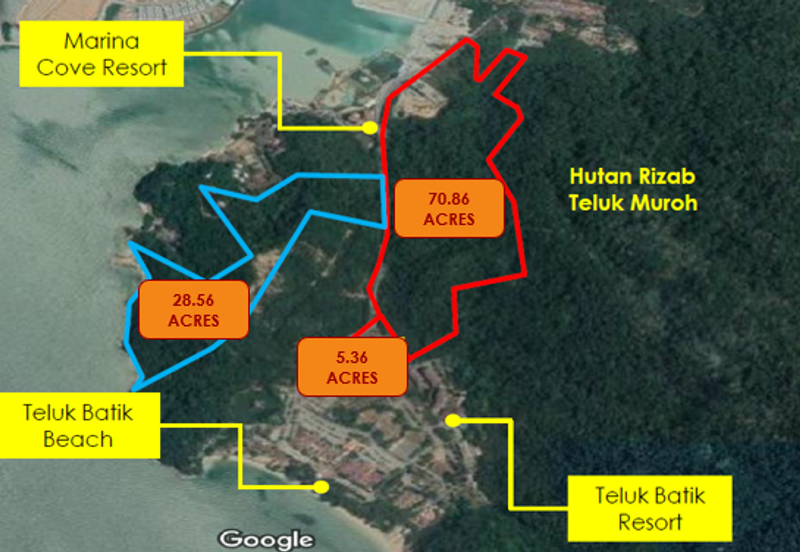 Lumut 100 Acres Mixed Development Land for Sale 