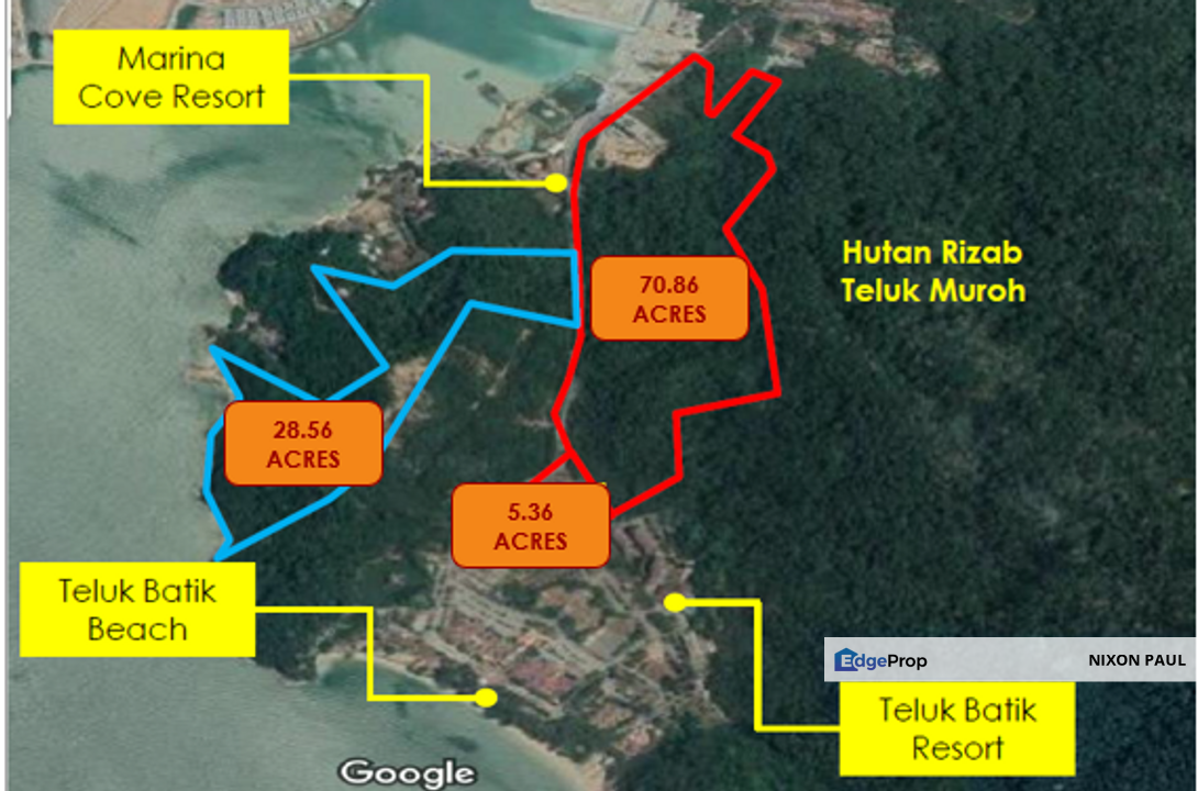 Lumut 100 Acres Mixed Development Land for Sale , Perak, Lumut