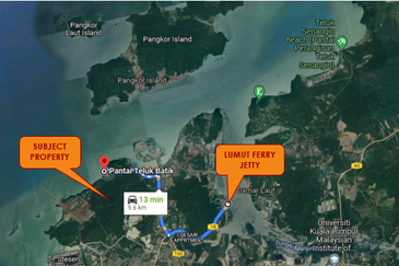 Lumut 100 Acres Mixed Development Land for Sale 