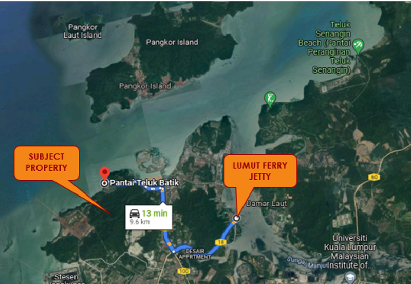 Lumut 100 Acres Mixed Development Land for Sale 