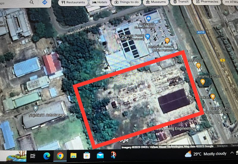 Prime industrial land Peramu Industrial Estate Pekan Pahang