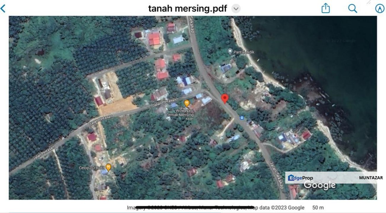Tanah Tepi Pantai Mersing, Johor, Mersing