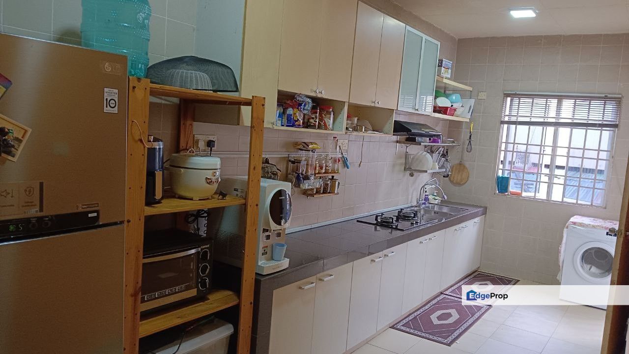 Extended Kitchen Renovated Double Storey Terrace Taman Puncak Utama Kajang, Selangor, Kajang