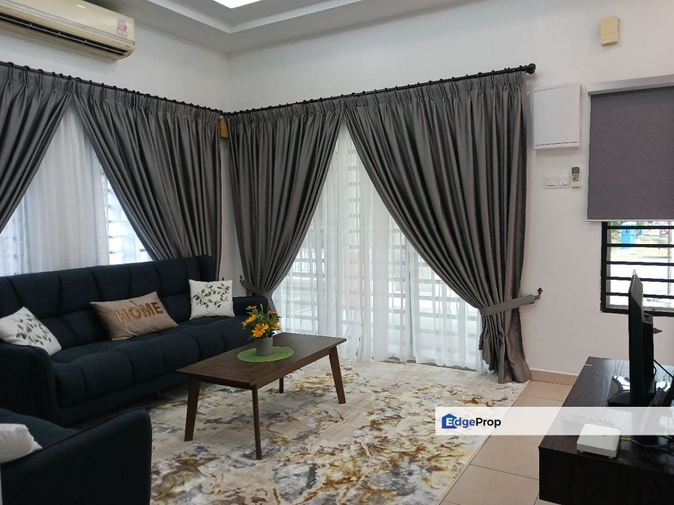 [RENOVATED & FULLY FURNISHED] 1 STY SEMI DETACHED HOUSE,TAMAN INDAH KLIA, Selangor, Sepang