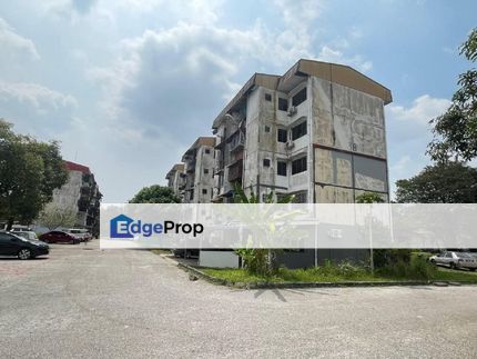 FACING OPEN LEVEL 4 MEDIUM COST FLAT PKNS @ SEKSYEN 24 SHAH ALAM, Selangor, Shah Alam