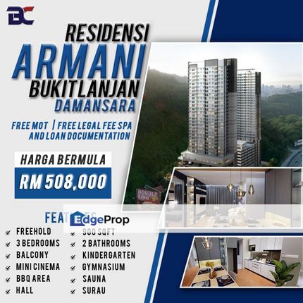 Damansara Condo ,Armani Residence Bukit Lanjan, Kuala Lumpur, Damansara