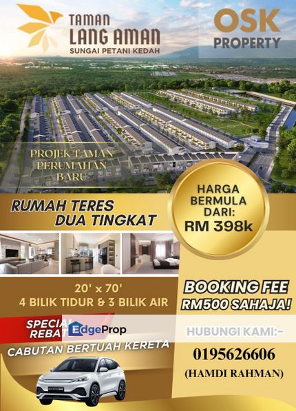 📣 PROJEK TERBARU DI SUNGAI PETANI! 🏡 TAMAN LANG AMAN 🦅🔰, Kedah, Sungai Petani