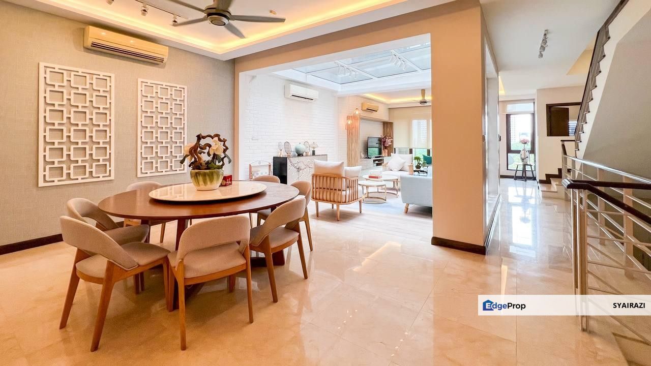 🔥FULLY RENOVATED & FURNISHED 3.5 Storey Superlink House Kiara Hills, Sri Hartamas, Kuala Lumpur, Kuala Lumpur, Sri Hartamas 