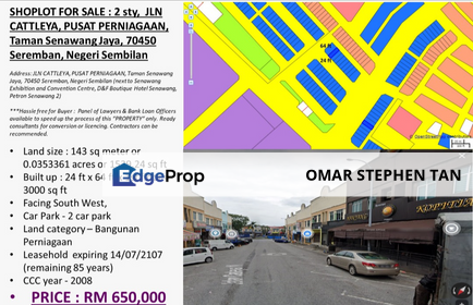 Shop @ Senawang, Seremban, Negeri Sembilan, Negeri Sembilan, Seremban