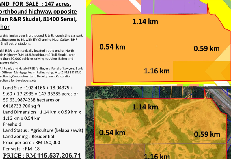 Development Land @ Kulai, R&R Skudai Johor 
