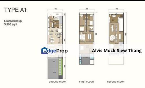 Cheap Sale Super-link Good Renovated Condition Unit @ D'Island Residence, Puchong, Selangor, Puchong