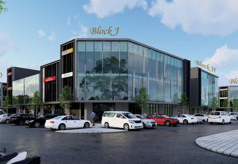 [OAKLAND SEREMBAN 2 CITY CENTRE BESIDE PLUS HIGHWAY] ROI MORE THAN 6% [FULL GLASS MODERN DESIGN 2 & 3 STOREY SHOP OFFICE] [FULL LOAN LIMITED UNITS] 