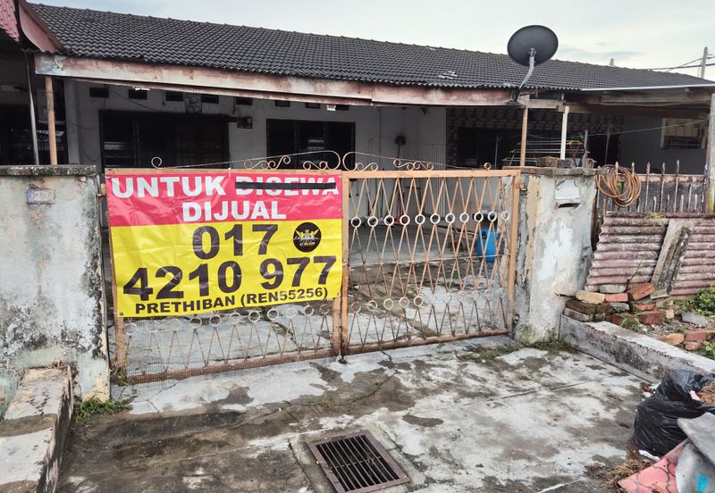 {FREEHOLD} Single Storey Terrace House For Sale in Teluk Intan, Perak. 