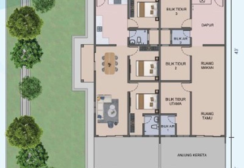 {TELUK INTAN} Perbandaran Lestari Mampu Milik Baru Di Teluk Intan, Perak