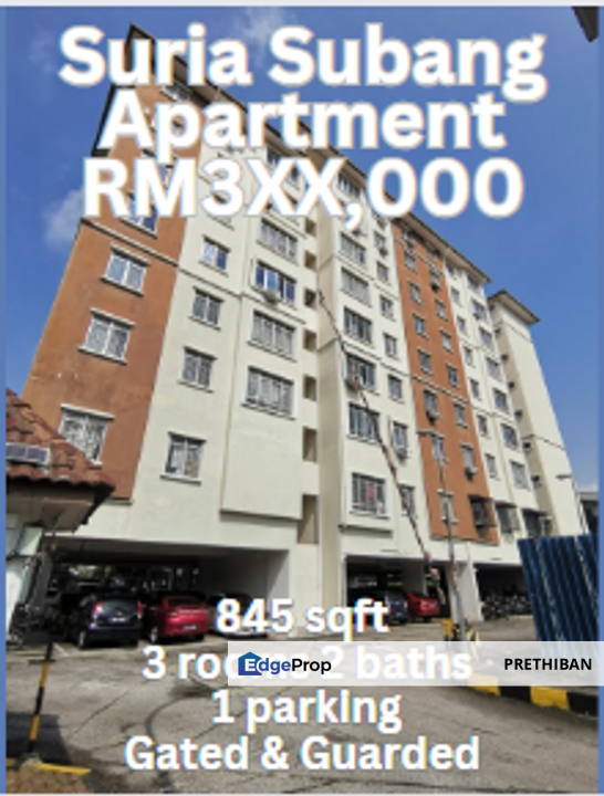 {SUBANG} Partialled furnished apartment for sale in Subang Jaya, Selangor, Subang Jaya