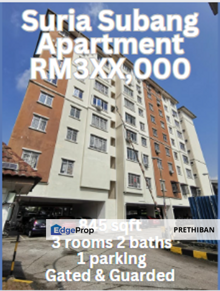 {SUBANG} Partialled furnished apartment for sale in Subang Jaya, Selangor, Subang Jaya