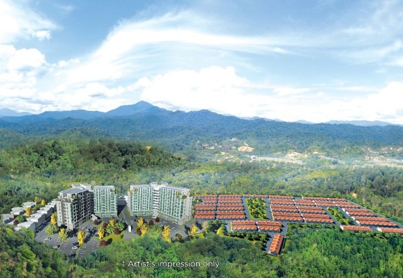 {GOPENG} FREEHOLD! Rumah Teres Dua Tingkat di Puncak Bukit