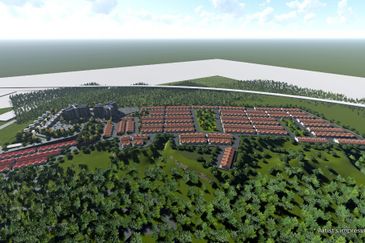 {GOPENG} FREEHOLD! Rumah Teres Dua Tingkat di Puncak Bukit