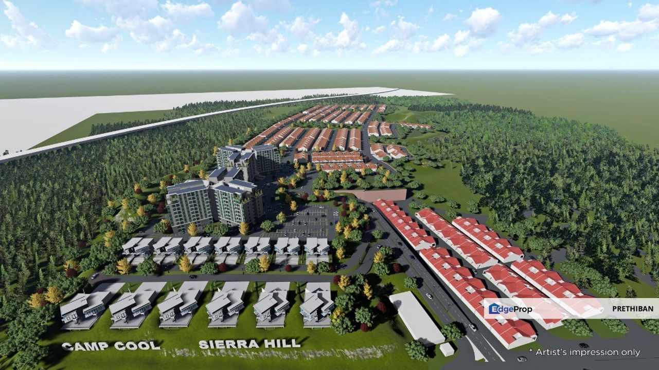 {GOPENG} FREEHOLD! Rumah Teres Dua Tingkat di Puncak Bukit, Perak, Gopeng