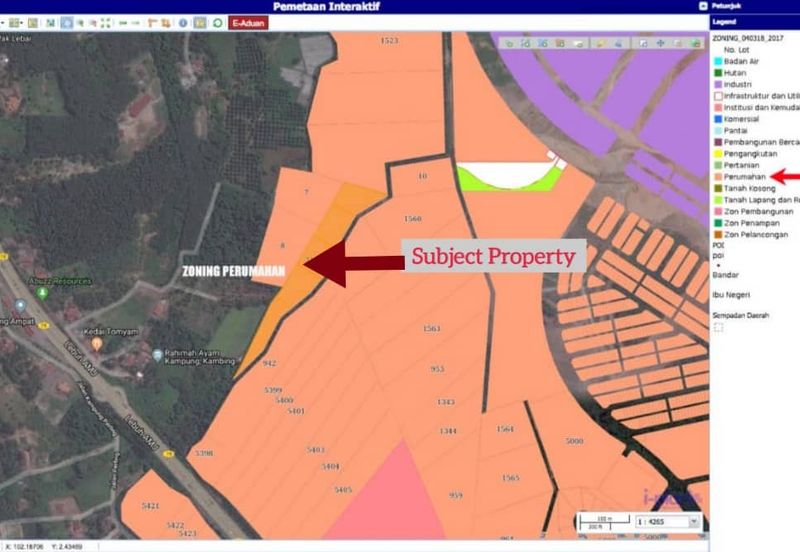 5 Ekar Tanah Pertanian Alor Gajah, Melaka for Sale | NEAR AMENITIES, NEAR MAIN ROAD LEBUH AMJ