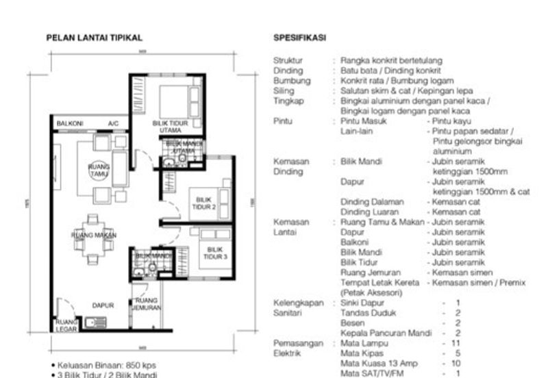 RSKU @ TAMAN PUNCAK INDAH, AMPANG APARTMENT FOR SALE | HOT AREA, 