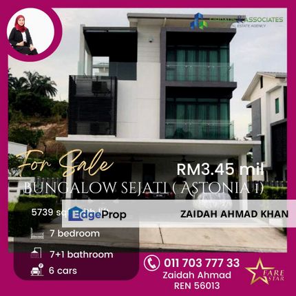 Bungalow Sejati Residences Astonia Cyberjaya for sale, Selangor, Cyberjaya