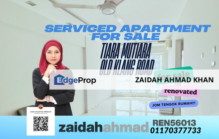 TIARA MUTIARA JALAN KLANG LAMA OLD KLANG ROAD SERVICED APARTMENT FOR SALE FREEHOLD , Kuala Lumpur, Kuchai Lama