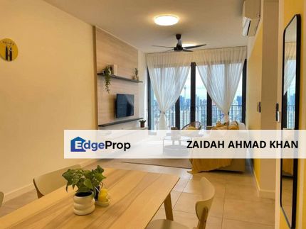 SKYMERIDIEN SENTUL CONDOMINIUM FOR RENT FULLY FURNISHED VIEW KLCC MENARA KL PNB 2 BEDROOM 2 CAR PARK WALKING DISTANCE TO LRT SENTUL HIGH LEVEL 37 , Kuala Lumpur, Sentul