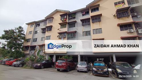 APARTMENT MAWAR TAMAN PUTRA KAJANG FLAT FOR SALE TOP FLOOR FREEHOLD SHOP LOW DEPOSIT 100% LOAN, Selangor, Kajang