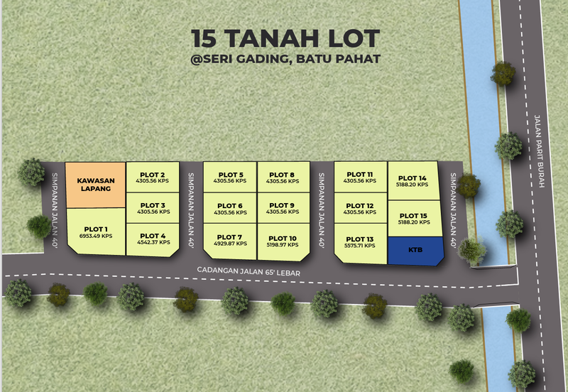 🔥🔥 Tanah Malay Reserved Di Sri Gading Parit Burah Parit Raja Pahat Geran Individu Untuk Dijual 🔥🔥