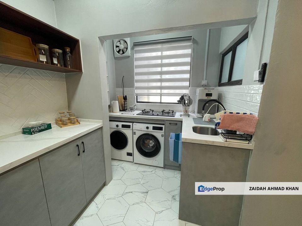 RENOVATED Dapur cantik toilet cantik  LOW COST WITH LIFT pangsapuri Taman Lembah Maju 600 Ampang Selangor For Sale , Selangor, Ampang