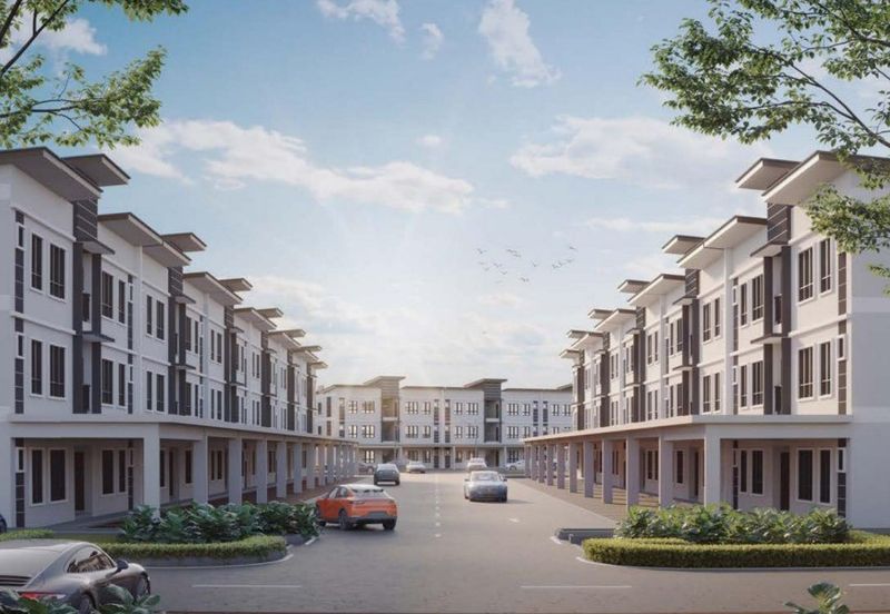 Jenderam Hilir 3 storey townhouse near Putrajaya and Bangi with good price and unit 24 x 45 ft