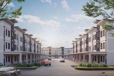 Jenderam Hilir 3 storey townhouse near Putrajaya and Bangi with good price and unit 24 x 45 ft