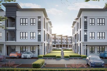 Jenderam Hilir 3 storey townhouse near Putrajaya and Bangi with good price and unit 24 x 45 ft