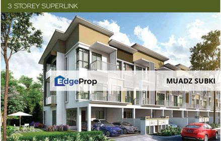 3sty New Superlink House Puncak Indah Ampang Free Legal Fee Loan,SPA, Selangor, Ampang