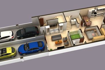 28 Residence Townhouse Taman Orkid Nilai Sepang Freehold Book RM1K